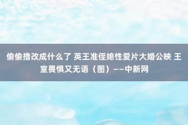 偷偷撸改成什么了 英王准侄媳性爱片大婚公映 王室畏惧又无语（图）——中新网